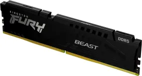 Kingston Fury Beast 16GB RAM, DDR5, 5200MHz (PC5-38400), CL40, 1.25V, ECC, XMP 3.0, PMIC, DIMM Memory RAM